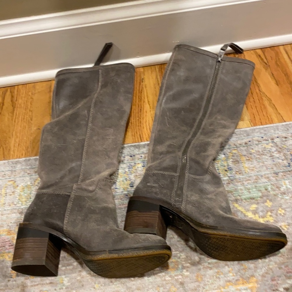 Lucky Brand gray boots